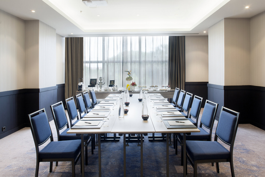 Conference and group event space at resort in Udaipur